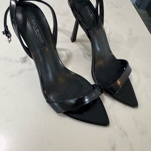 Tony Bianco Black Stiletto Heels Elegant Design